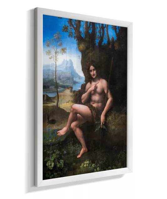 Bacchus (Baco) - Oficina de Leonardo da Vinci, possivelmente com participação do próprio Leonardo