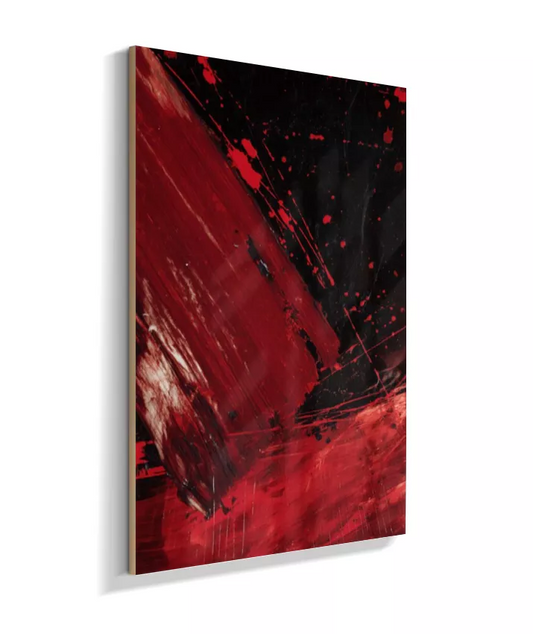 Vermelho sobre preto - 1