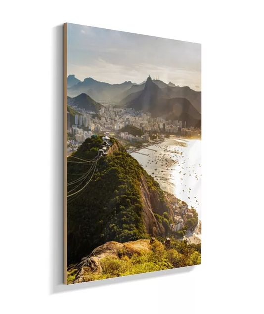 Pão de Açúcar – Díptico (Lado Direito – Cidade e Montanhas)