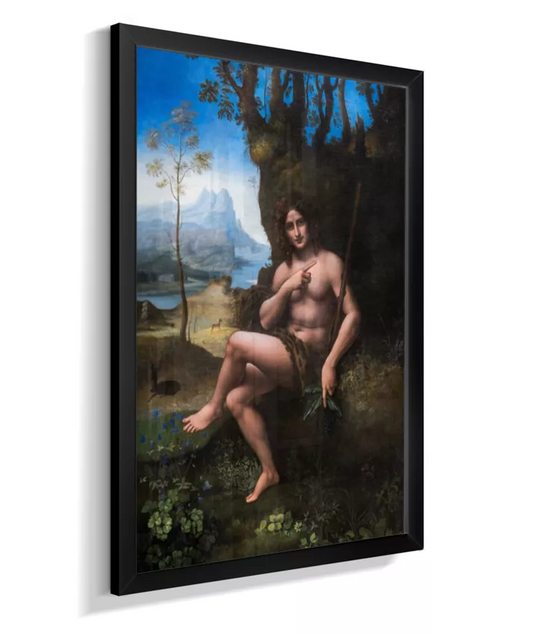 Bacchus (Baco) - Oficina de Leonardo da Vinci, possivelmente com participação do próprio Leonardo