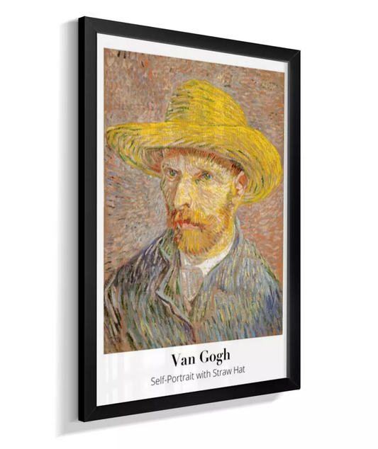 Van Gogh - Self-Portrait with Straw Hat