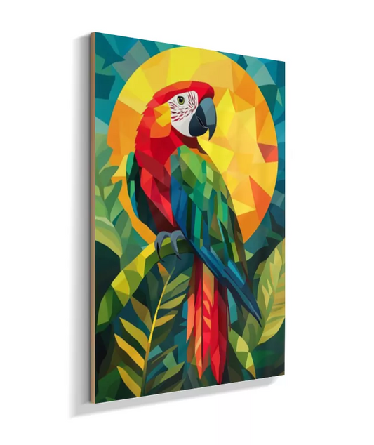 Arara Vermelha Grande - Poesia Colorida do Brasil