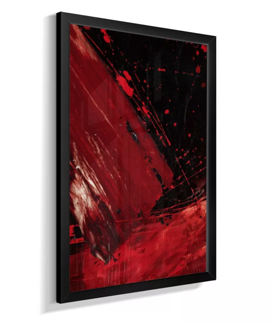 Vermelho sobre preto - 1