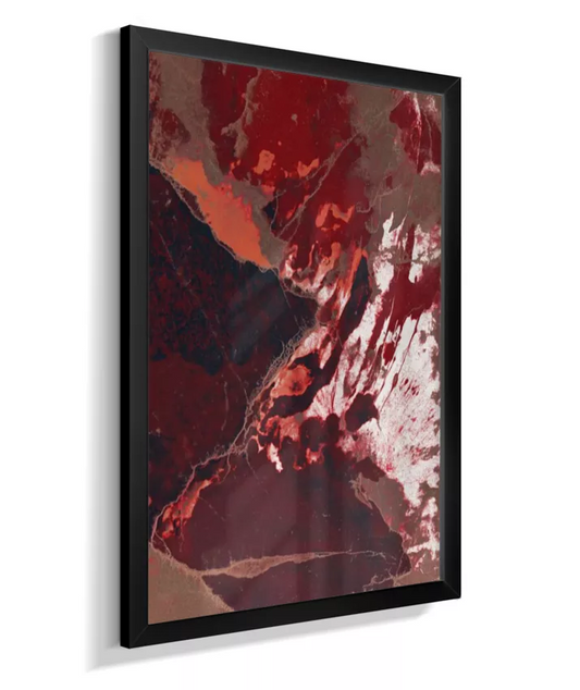 Trio Harmônico Vermelho - Arte Abstrata