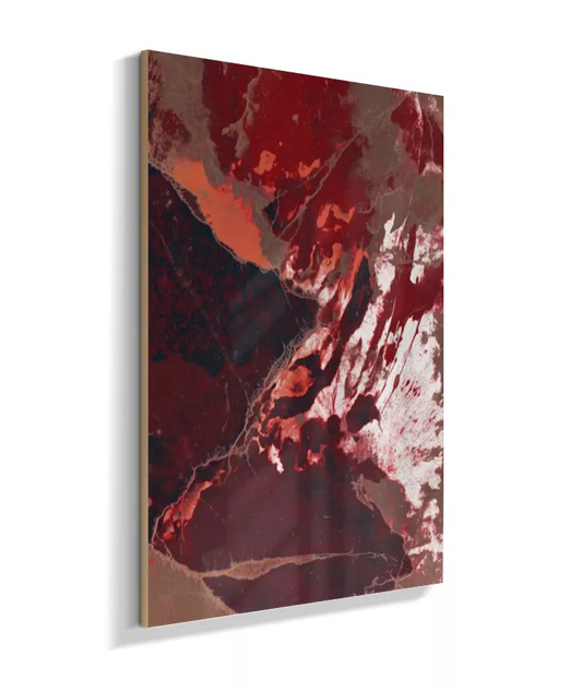 Trio Harmônico Vermelho - Arte Abstrata