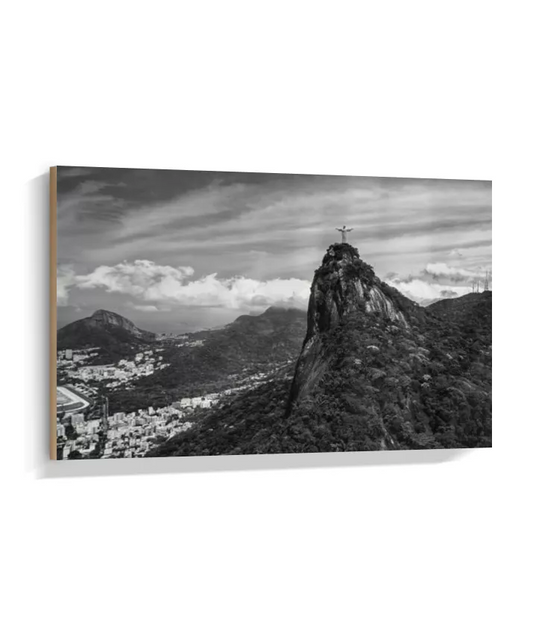 Cristo Redentor - Horizontal - Preto e Branco